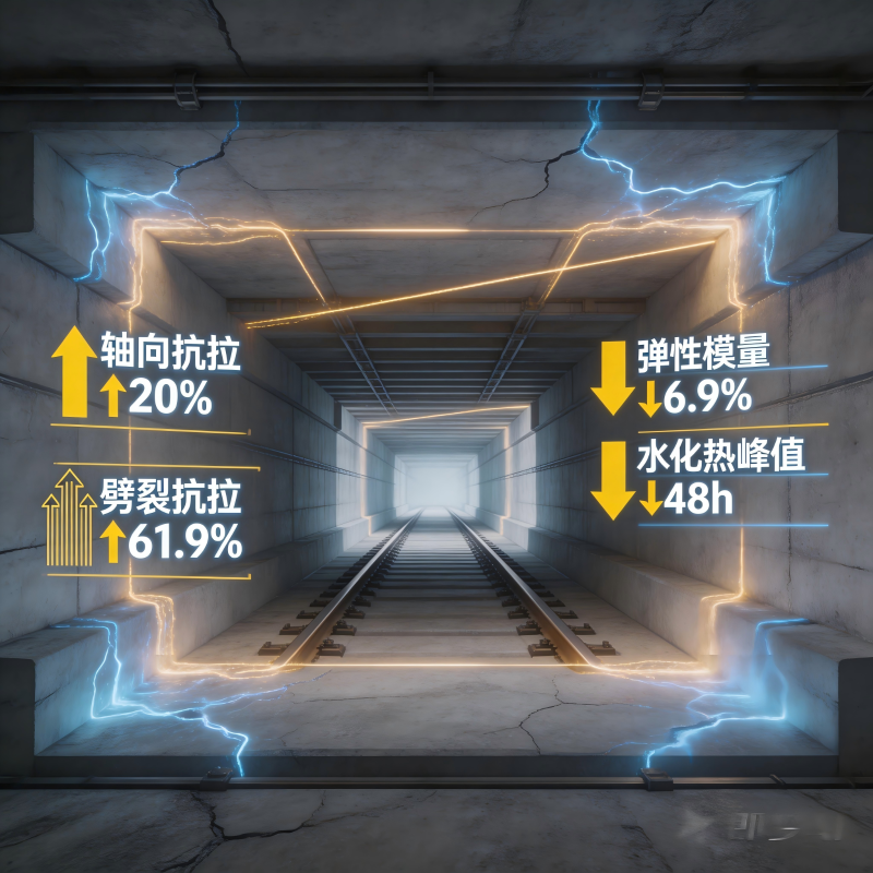 科洛抗裂剂，同时保护 底板 · 顶板 · 侧墙 —— 全方位抗裂防渗