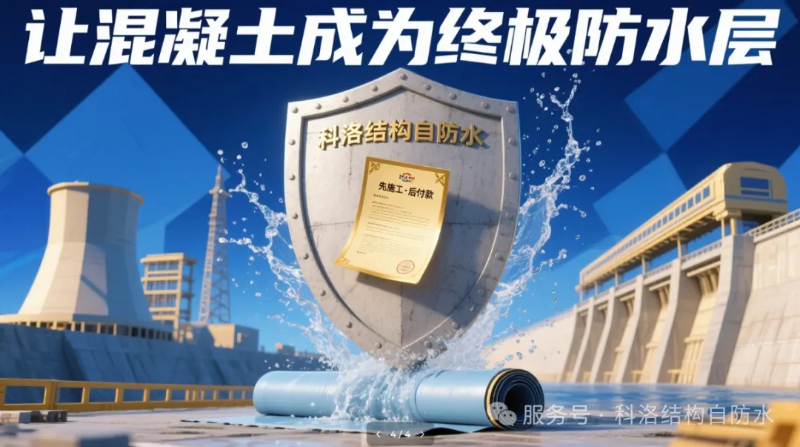 全国征集2个标杆工程，先施工，后付款！<i style='color:red'>科洛结构自防水</i>中国行